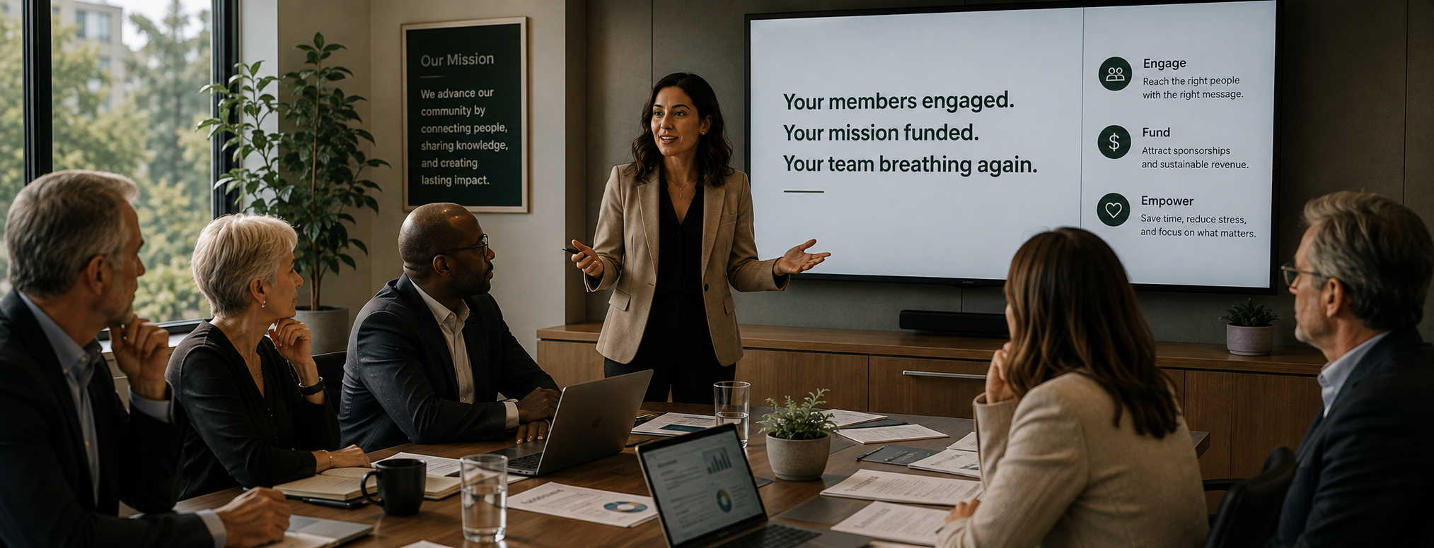 Engage members
