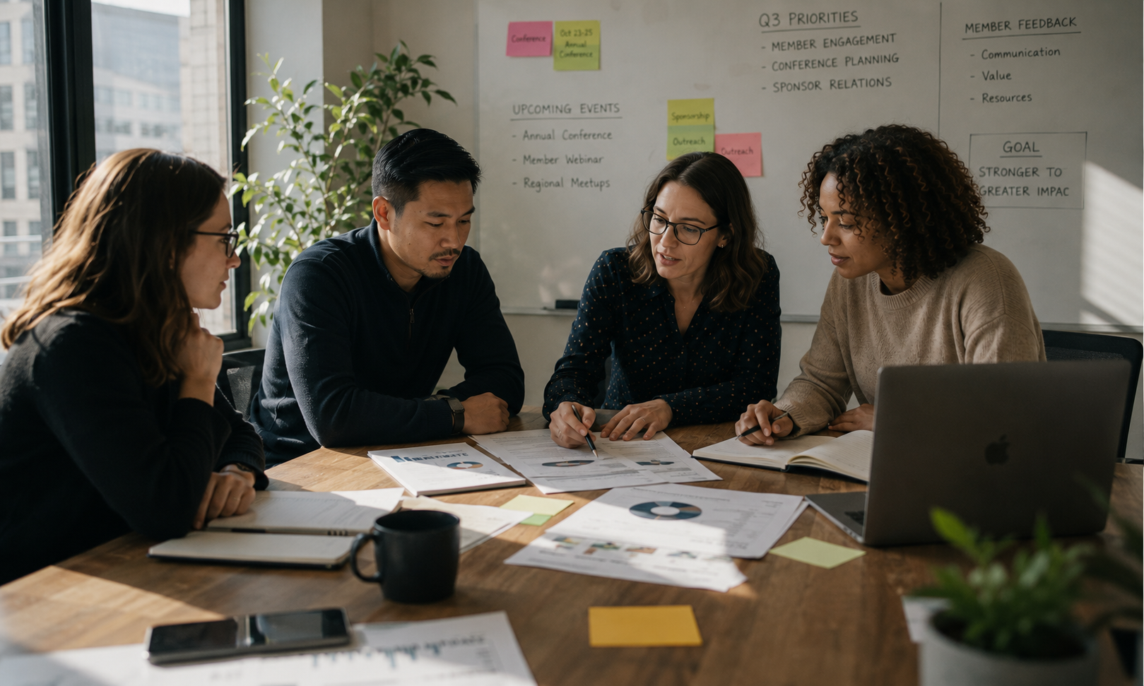 Marketing and communications service for associations